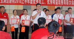寶潤(rùn)達(dá)新材2018年度優(yōu)秀員工、精益表彰大會(huì)